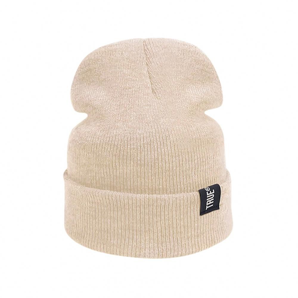Winter Warm Men Women Solid Knitting Caps Unisex Beanies Skullies Hats child boys girls Autumn Letter Dropshipping