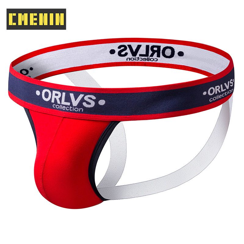 CMENIN 1pcs ORLVS (1 Pieces) Splice Bamboo  Men Underwear thongss Mens Jockstrap  thongss And G strings CMENIN 1pcs Breathable Floral Innerwear OR137