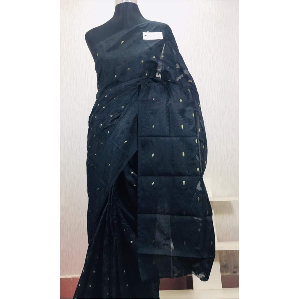 Premium Quality Half Silk Jamdani Sharee for ladies