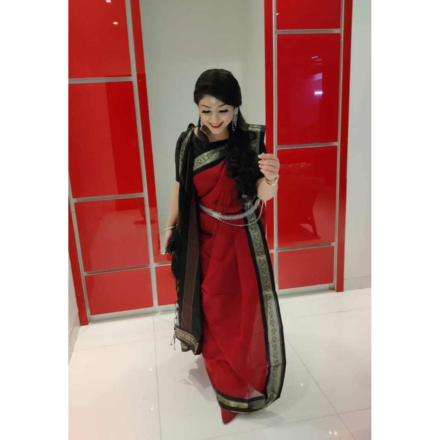 Multicolor Mashlaish Cotton High Quality Tangail Tant Saree For Women
