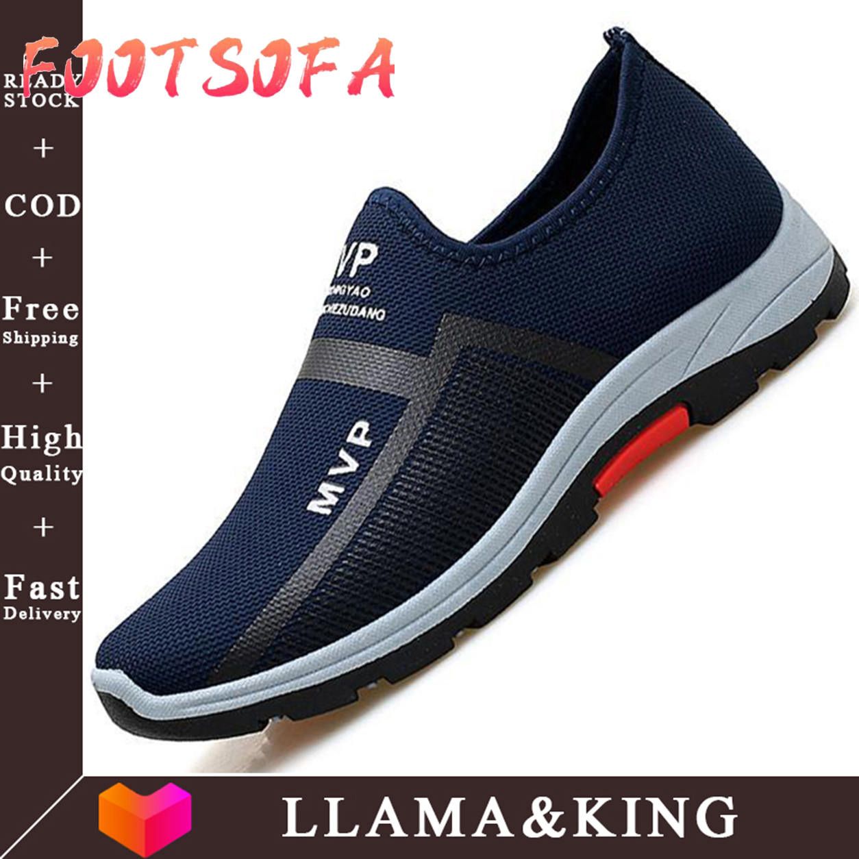 & KING New Mens Casual Sneakers Breathable Mens Running shoes Walking Lazy Shoes Comfortable Driving Sports Shoes for Men Slip-On LoafersDurable Hiking Shoes Trekking Hiking Sandals