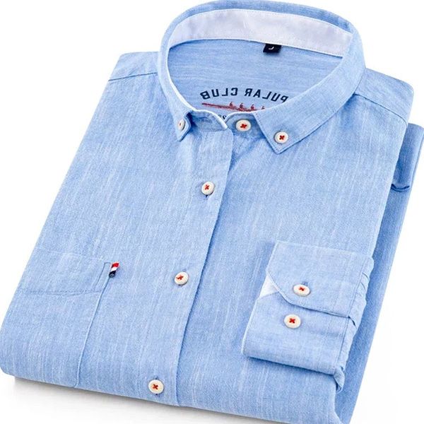 Sky Blue Long Sleeve Shirt  for Men /Slab Kapor New Style