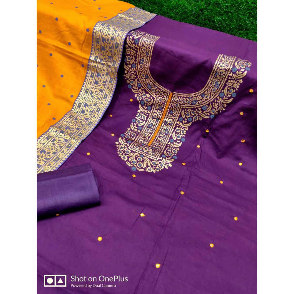 Indian Quality full butics Embroidery Work Salwar Kameez For Women - Three Piece