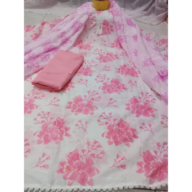 Product details of SPECIAL Unstitched Cotton Fabric Exclusive, Fashionable, Stylish and Comfortable, Printed Three PiecSPECIAL Unstitched Cotton Fabric Exclusive, Fashionable, Stylish and Comfortable,Printed Three Piece for Women