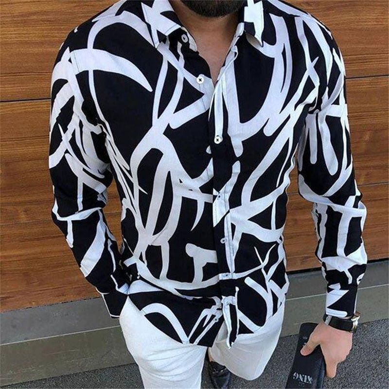 Luxury Gold Red Shirt Men New Slim Fit Long Sleeve Red Chemise Homme Social Men Club Prom Shirt