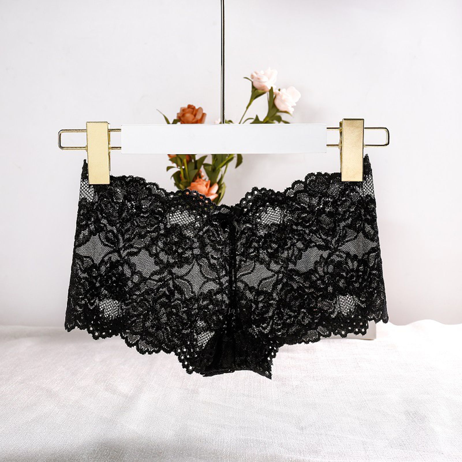 Women Underpants Lace Patchwork Women Seamless Stretchy Briefs Underwear