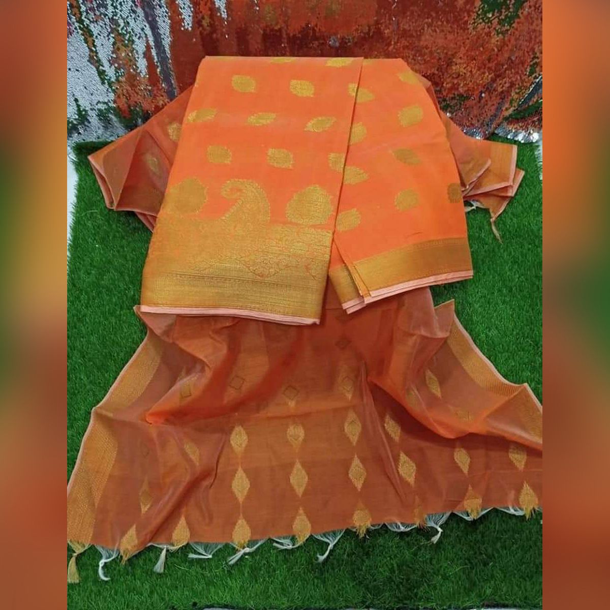 Milon Katan UnstiTched Cotton Two Piece (2 Piece)