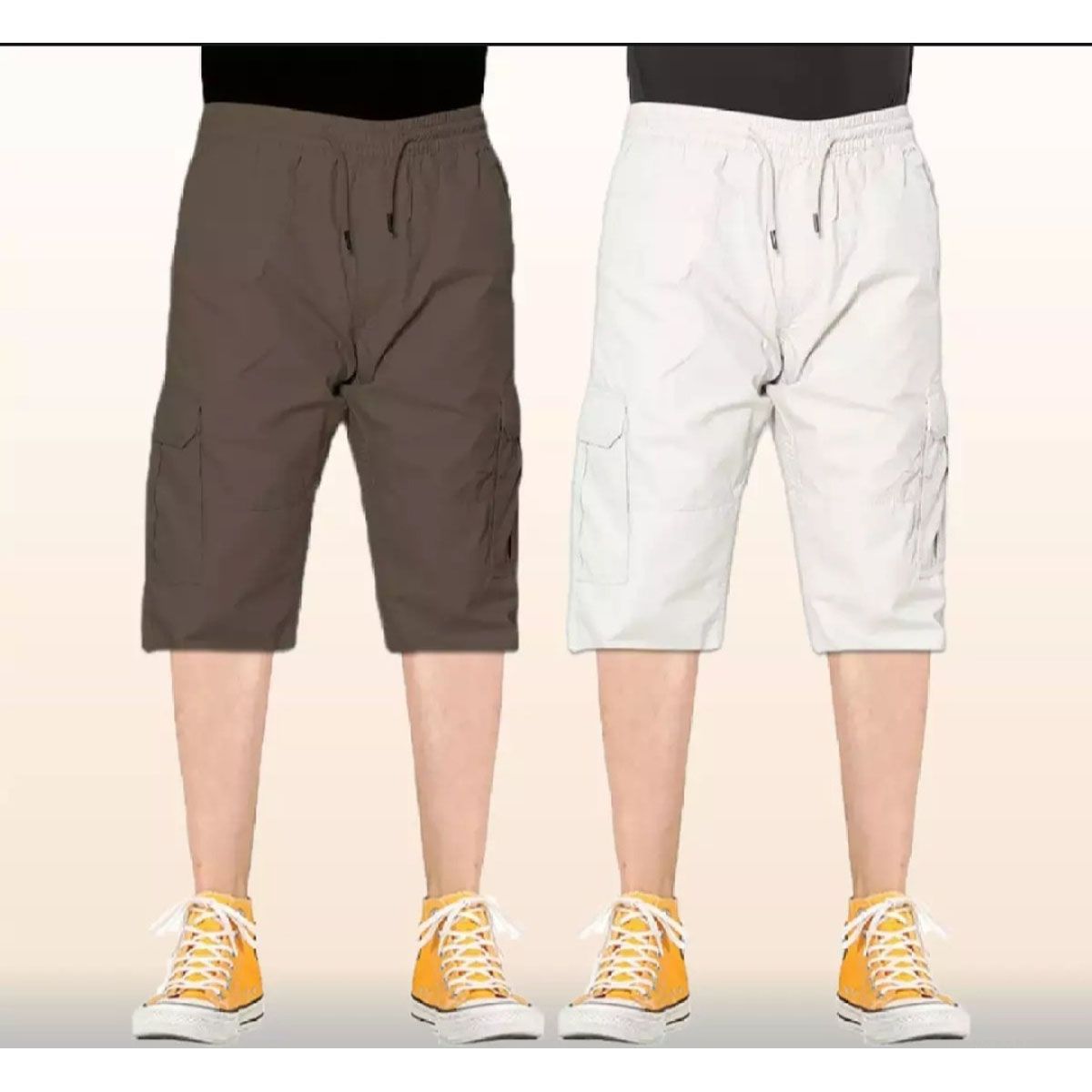 Combo Cotton 6pocket 3 Quarter Pant For Men