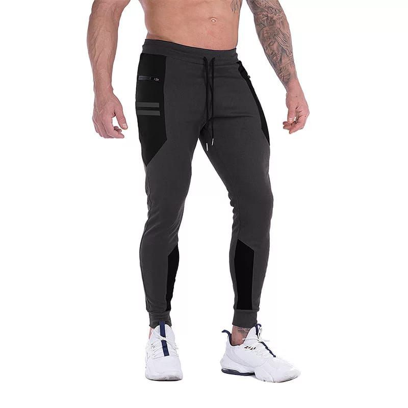 Dark Grey Cotton Trouser For Man