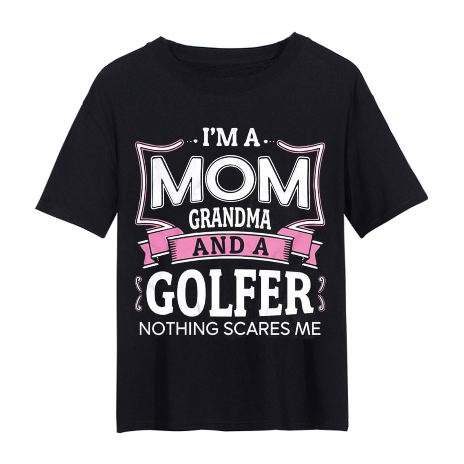 Women Pullover T-shirt Porle Mother Day Loose T-shirt Top