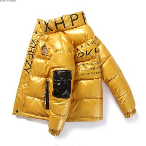 Men Jacket Coats Thicken Warm Winter Jackets Male Parka Outwear Cotton-Glossy Jacket Korean Fashion Man Clothing