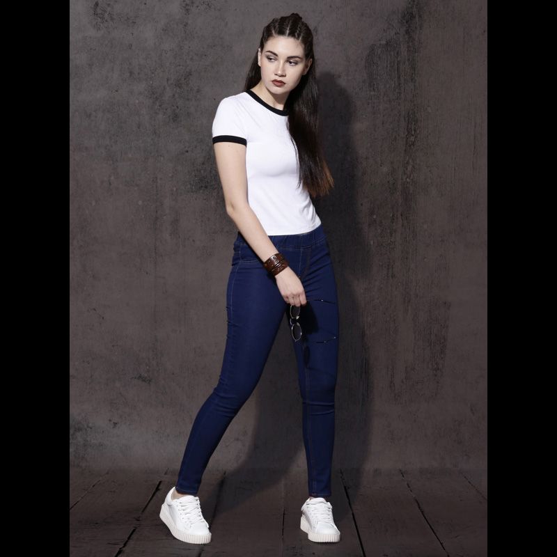Jeans Style Streachable Slim fit Skinny Pencil Teenage Pant