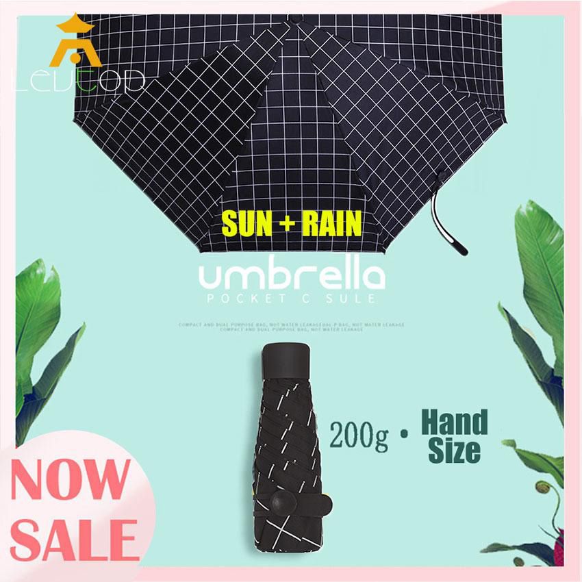 【BestGO】Rainy Umbrellas 8 Ribs 98cm Big Surface Tiny Light Weight Compact  Windproof for Travel & Daily Use