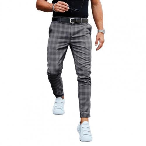 Pant Plaid Printed Fashionable Men Full Length Trouser for Leisure Time Men Casual Pants Summer Cargo Pants Casual long Pants