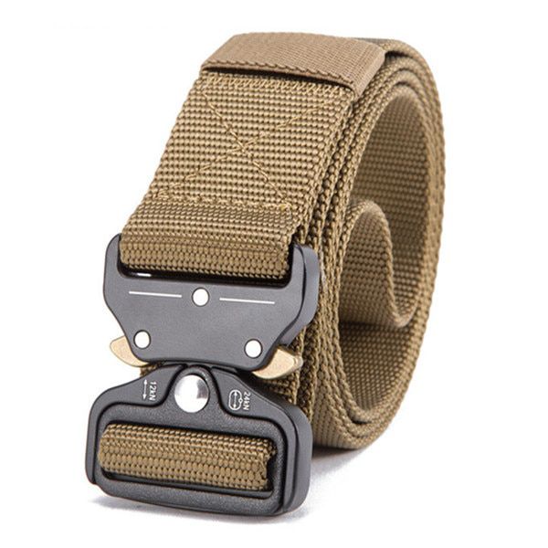 FRALU Hot Mens Tactical Belt Military Nylon Belt Outdoor multifunctional Training Belt High Quality Strap ceintures width 3.8