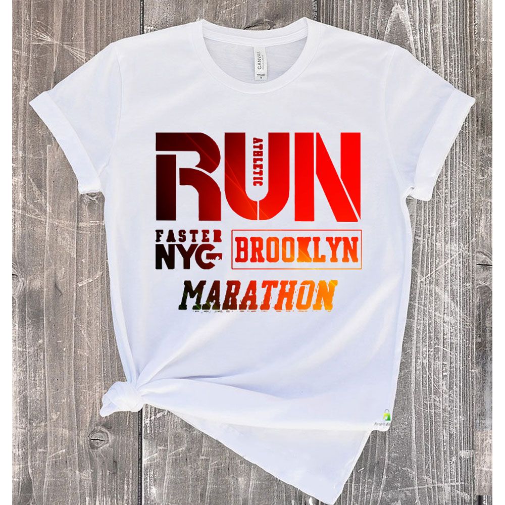Run Faster White Half Sleeve T Shirt