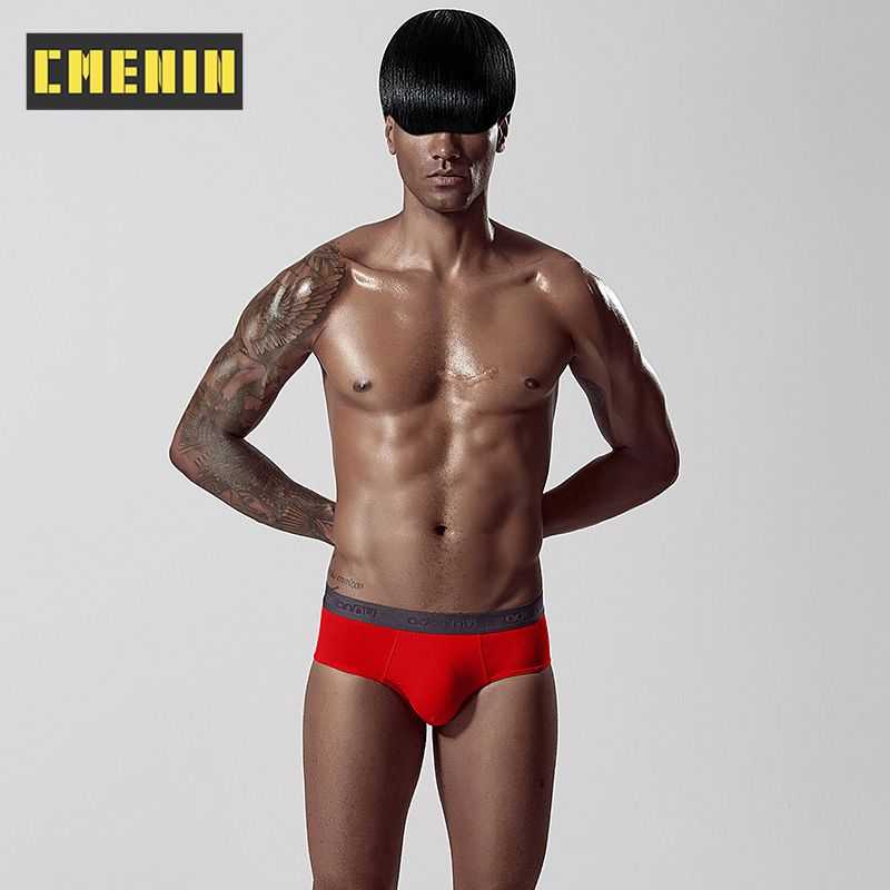 CMENIN Fashion  ADANNU Quick Dry Mesh  Underwear Men Jockstrap Briefs  New Men Underpants Male Panties Patchwork Mens Innerwear AD305