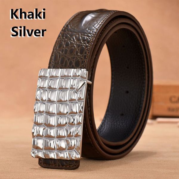 DESTINY Designer Belts Men Luxury Famous Brand Male Leather Strap Waist Silver Belt Cinto Ceinture Homme