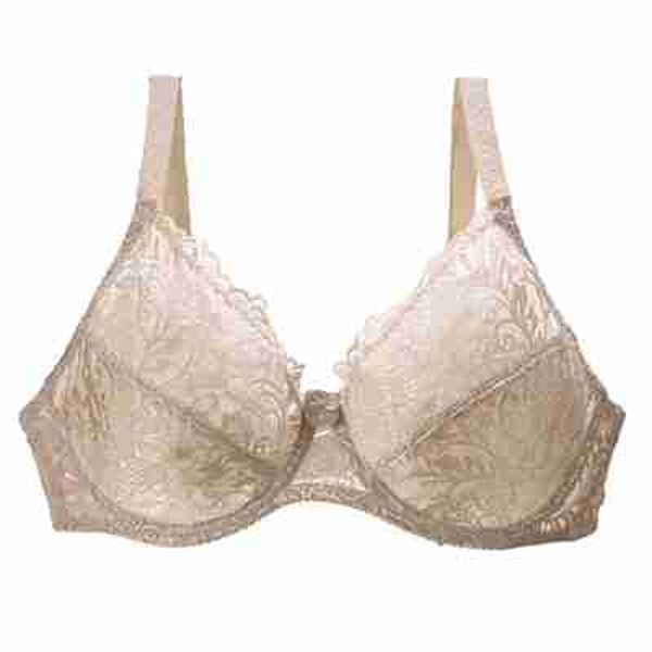 2250Hot Sell Summer Style Lace Breathable Underwear  FUII Cup Women Bra Floral Bow Decorative Cotton Push Up Bra