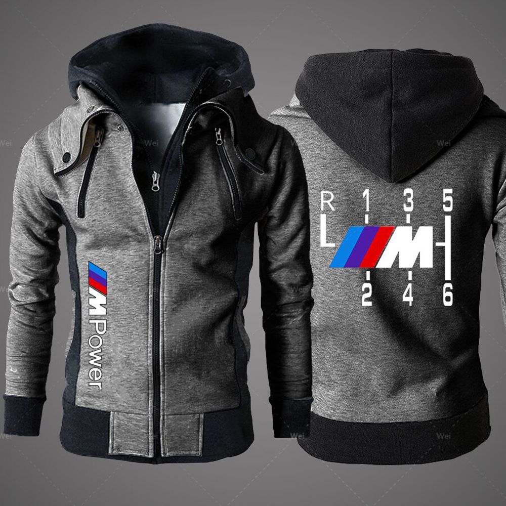 BMW M Power Men's Clothing Outdoor Sweatshirt Casual Male Jacket Fleece Warm Hoodies Quality SportWear Harajuku Outwear