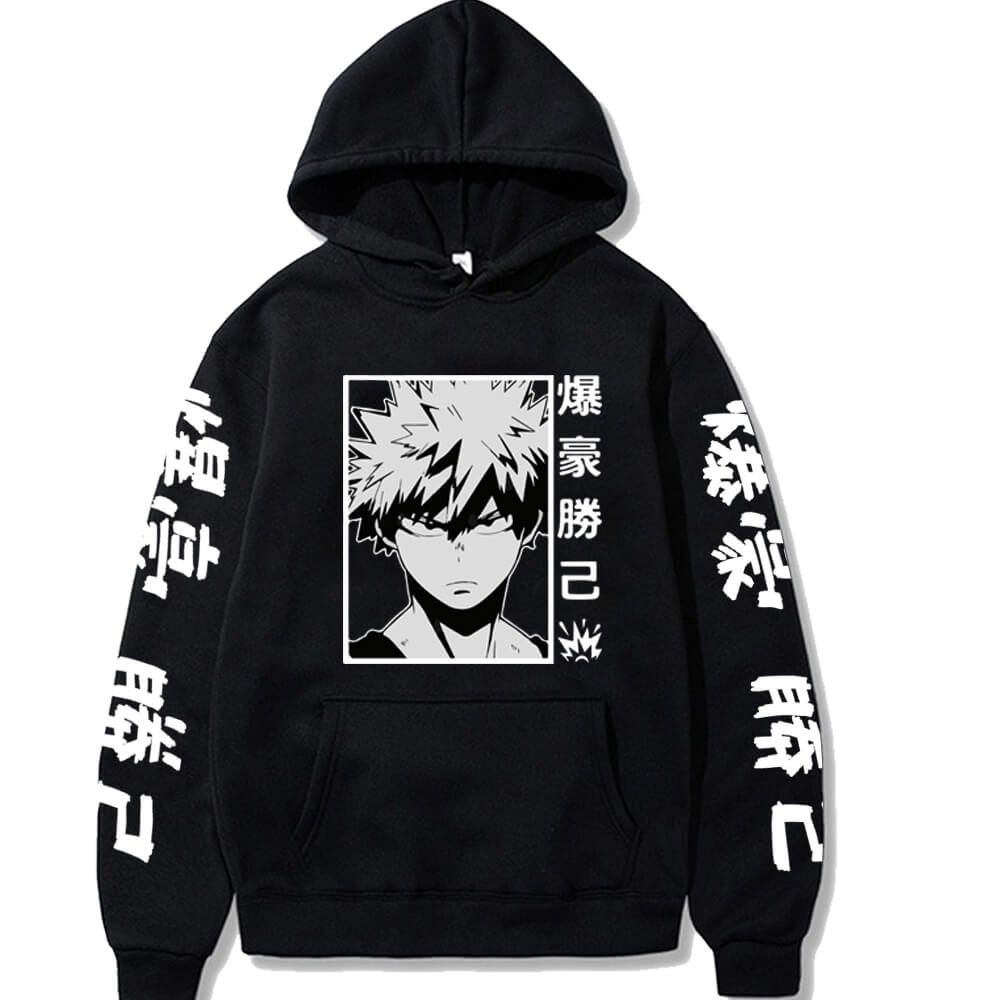 My Hero Academia Hoodie Japanese Anime Shoto Todoroki Streetwear Pullover Casual Long Sleeve Warm Unisex Sweatshirt Hoody