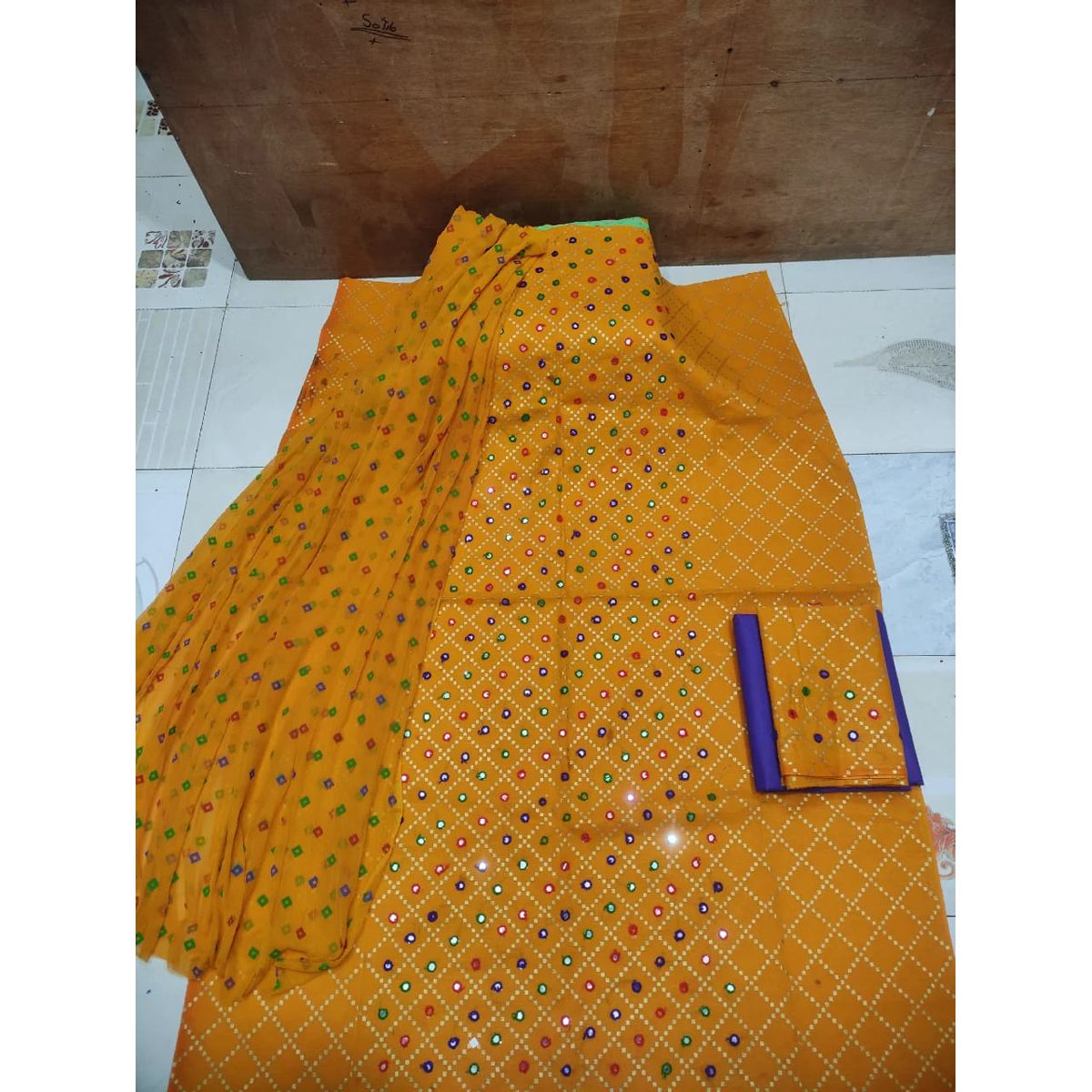 Dollar Work Skin Print Cotton Unstitched three piece for women new collection  Shalwar Kameez Dress (3 Piece) - Dress For Girls - 3 Pice Dress - Three Piece