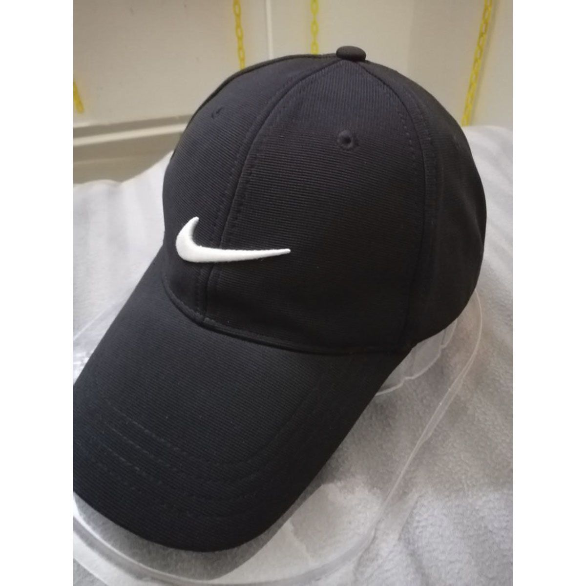 baseball Black Plain Cotton Cap