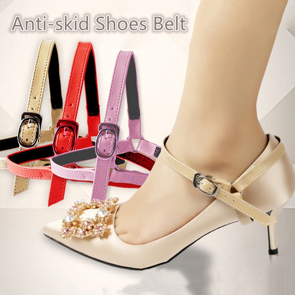 Wholesale Metal Tip Shoes Band Dropshipping Shoe Accessories Anti-skid Shoes Belt Bundle Shoelace High Heels Holding Ankle Shoe Tie