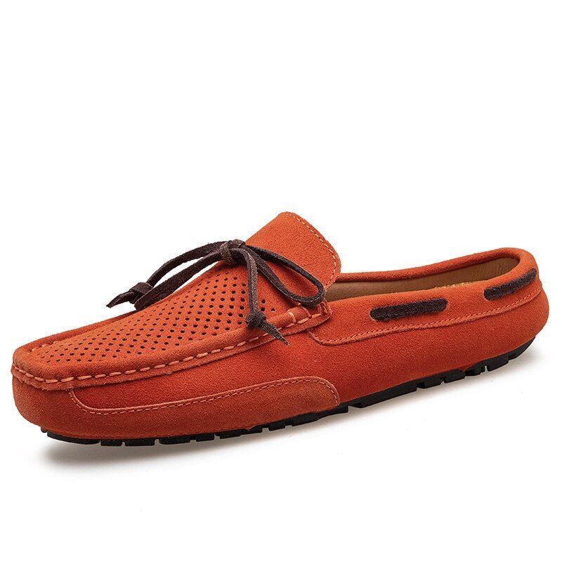 JumpmLow Top Men's Trendy Shoes Slip On Leather Shoes Men Male Footwear Size 38-47