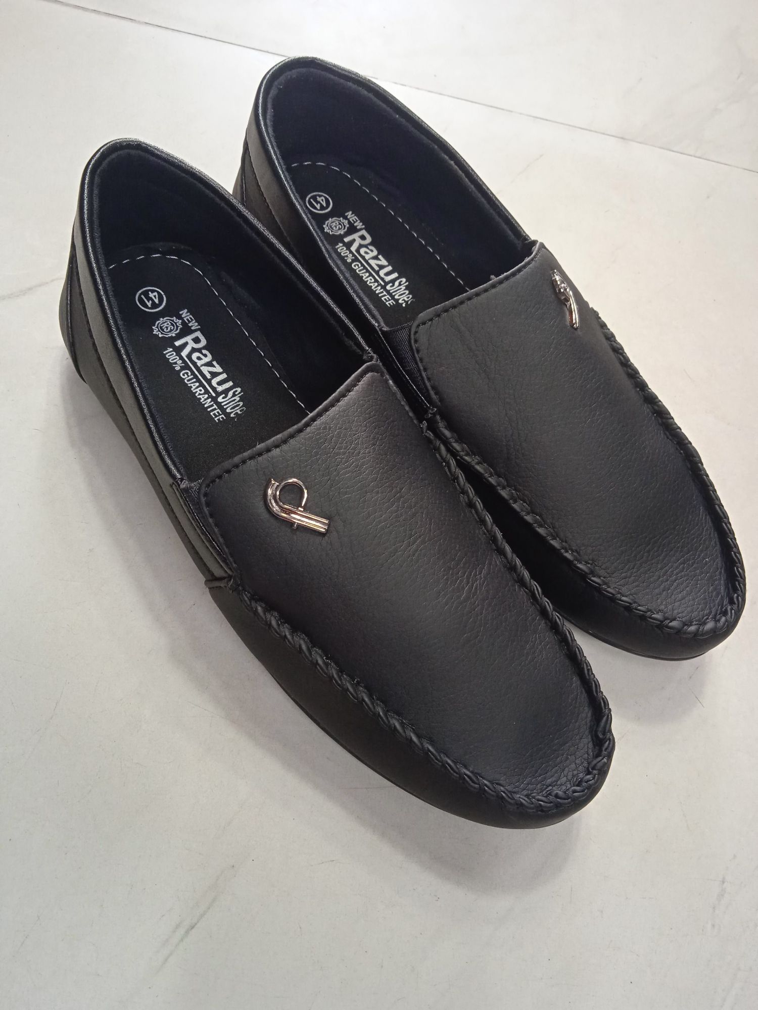 Fashoin Leather Slip On Mens Driving Moccasin Loafer Casual Shoes