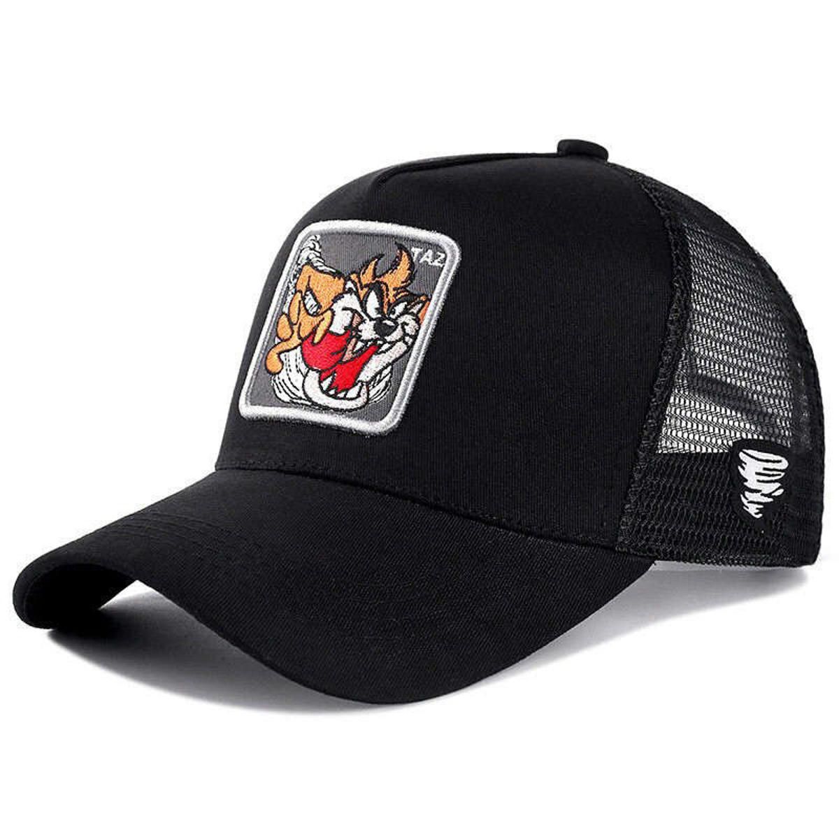 Mesh Baseball Cap Anime Cartoon Snapback BUNNY Embroidered Drawing Cap For Women Men Truck Hat Dropshipping