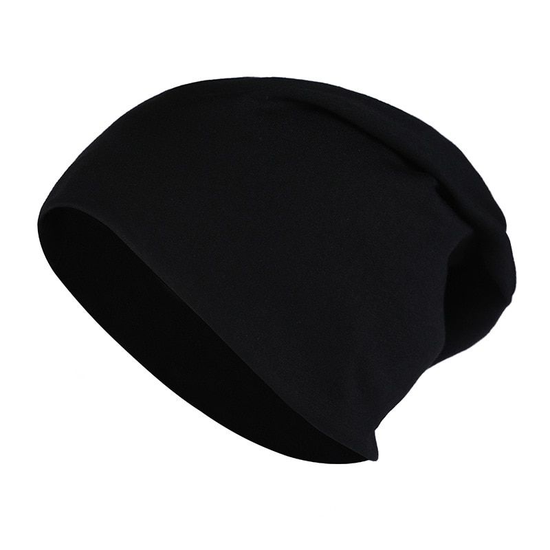 New Men Beanies Skull Cap Winter Autumn Warm Simple Solid Color Soft Cotton Men Hat Fashion hop UniCaps Bonnet