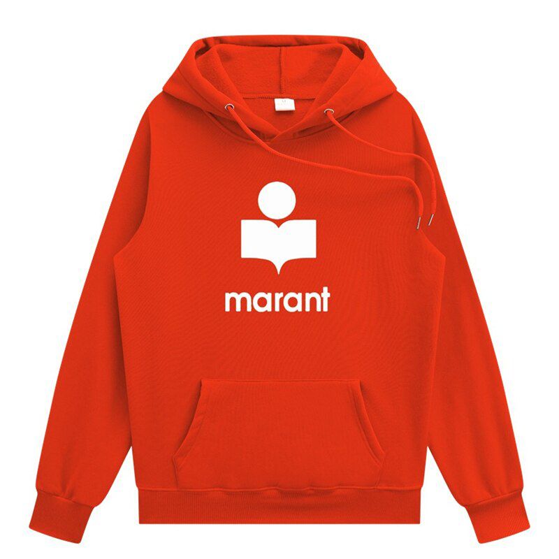 Autumn Winter Men Hoodies Marant Printed Male Sweatshirts Fashion Warm Streetwear Man Casual High Quality Mens Pullovers