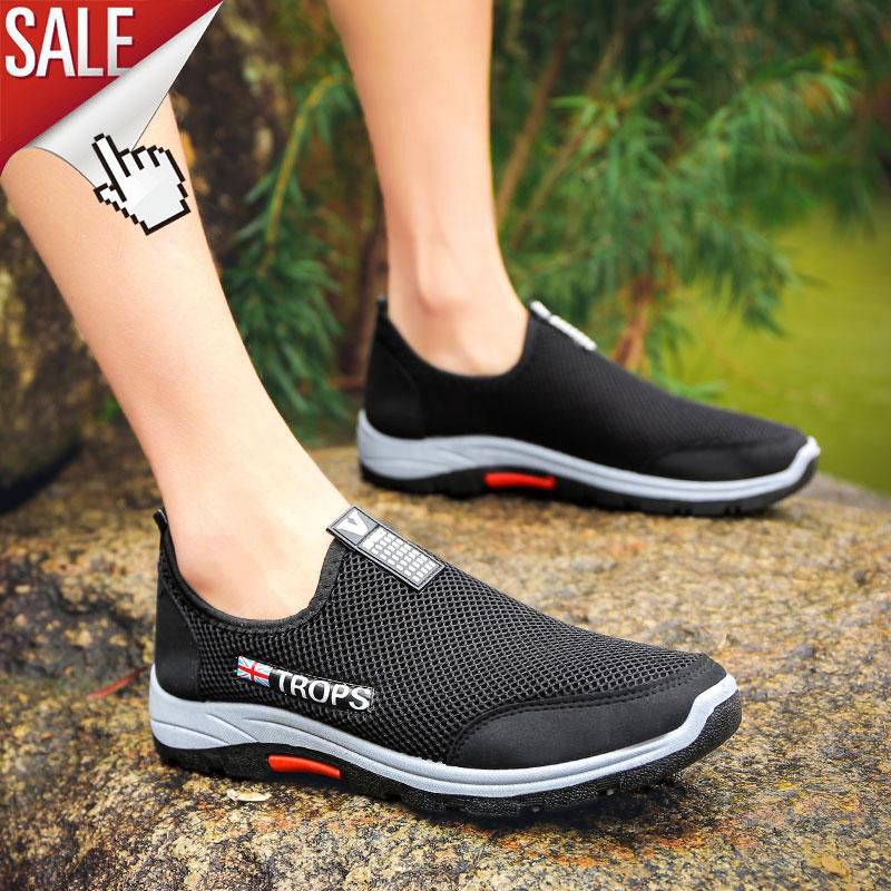 Casual Sneakers for Men Men Breathable Hiking Shoes Hiking Sandals Men Outdoor Slip OnsTrekking Sandals Water Sandals L