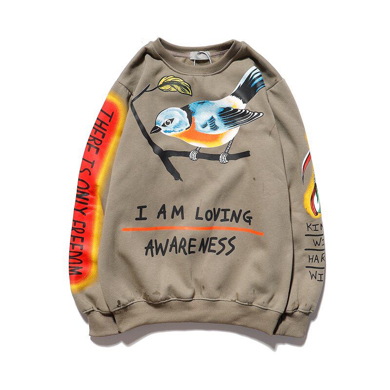 ye must be Born again Hoodie CPFM XYZ SEE GHOSTS Hoodies Asian Size Kanye West Sweatshirts High Quality Pullovers