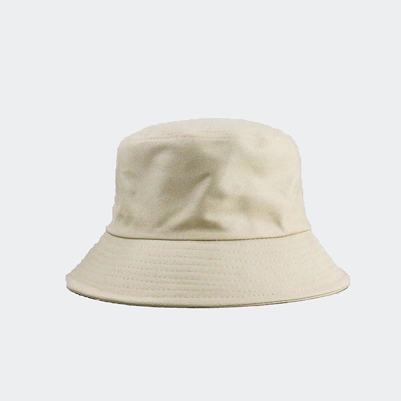 Black White Solid Bucket Hat UniBob Caps Hop Gorros Men women Summer Panama Cap Beach Sun Fishing boonie Hat
