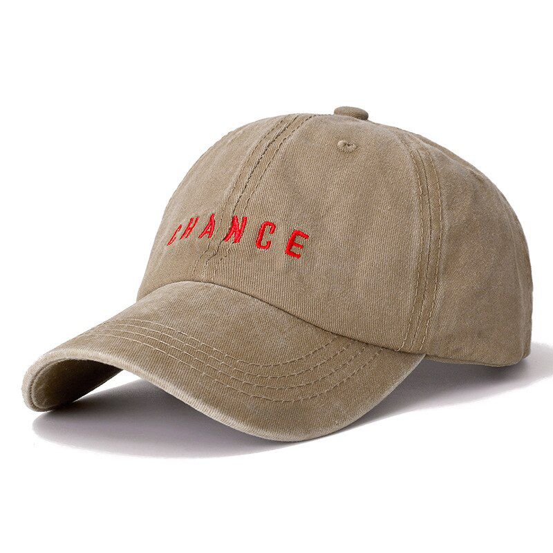 Fashion CHANCE Letter Baseball Cap High Quality Casual Hat Man Woman Adjustable Cotton Vintage Cap