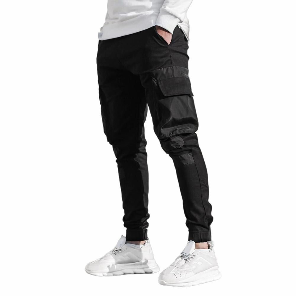 Men Sweatshirts Jogging Pants Casual Pants Autumn Wintercket Patchwork Jogger Trousers Long Cargo Pants Streetwear Trousers