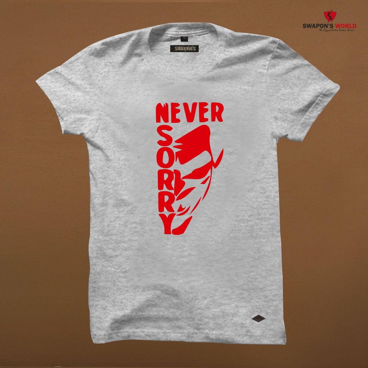 Ash Cotton Half Sleeve T-Shirt for Men Code-SW10445T