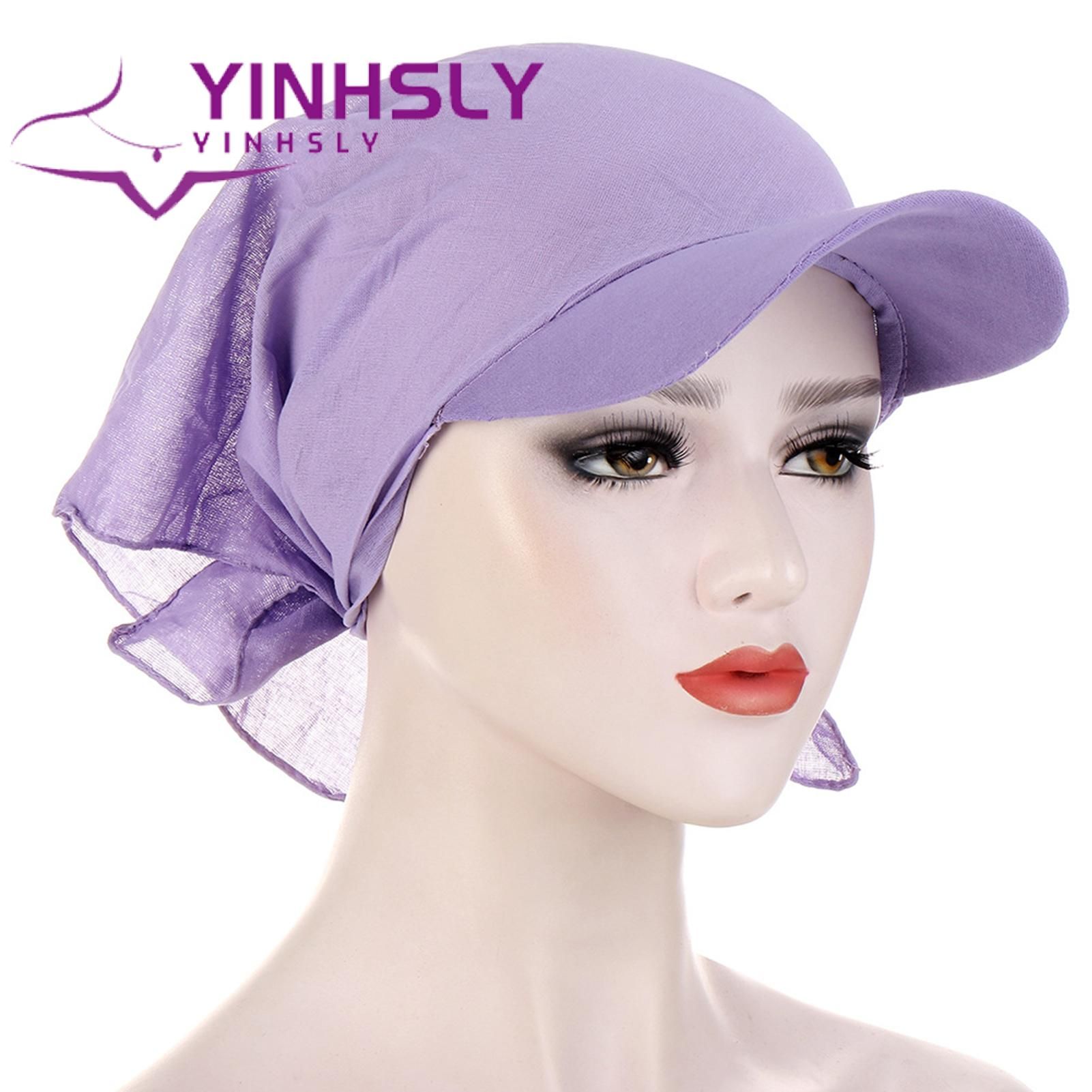Turban Hat Decorative Sunscreen Lady Headscarf