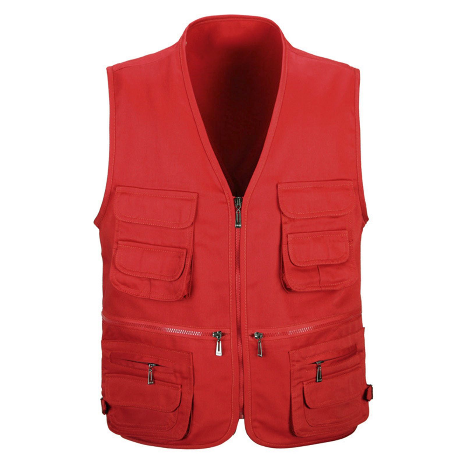 Sunnyheart Spring Waistcoat Great Stitching Solid Color Men Waistcoat