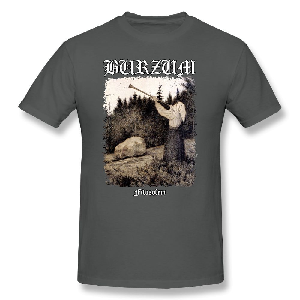Burzum T Shirt - Filosofem Cover ver2 Printed T-Shirt Men Casual T-shirts Plus Size Cute Cotton Tee Shirt With Short Sleeves