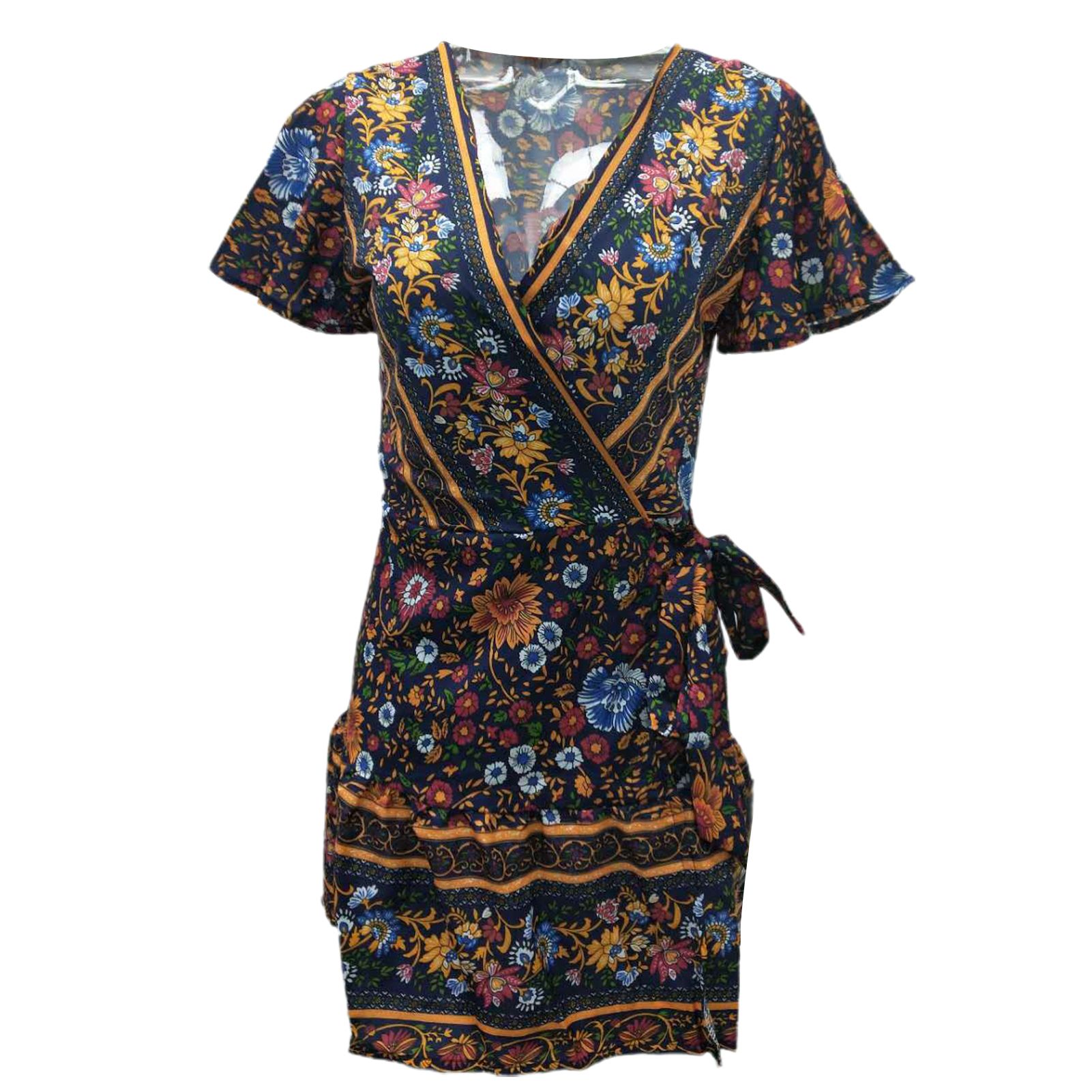 Casual Dress Quick Drying Vintage Elegant Summerni Dress