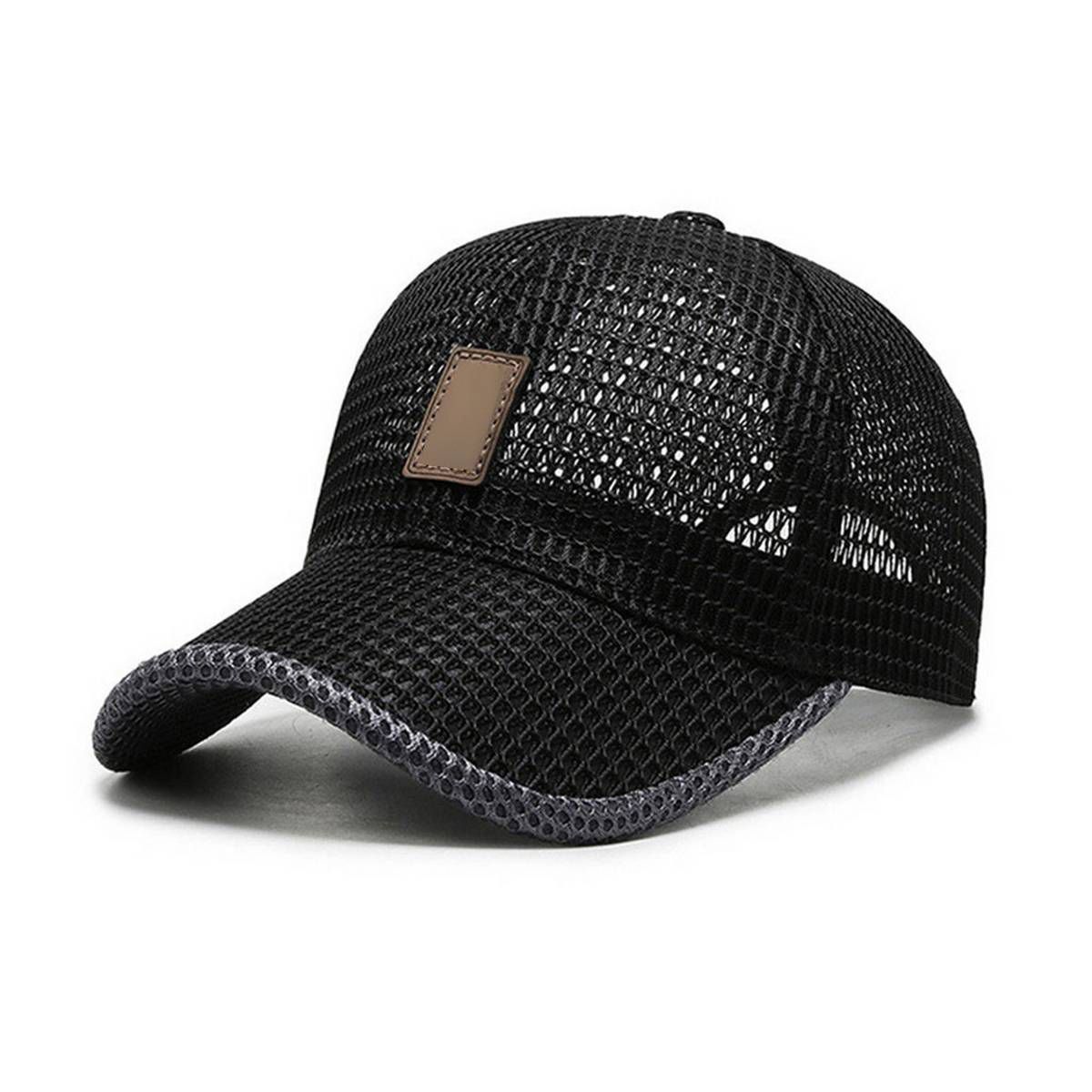 Rainny Summer Extended Eaves Full Mesh Baseball Cap Outdoor Breathable Shade Mesh Cap