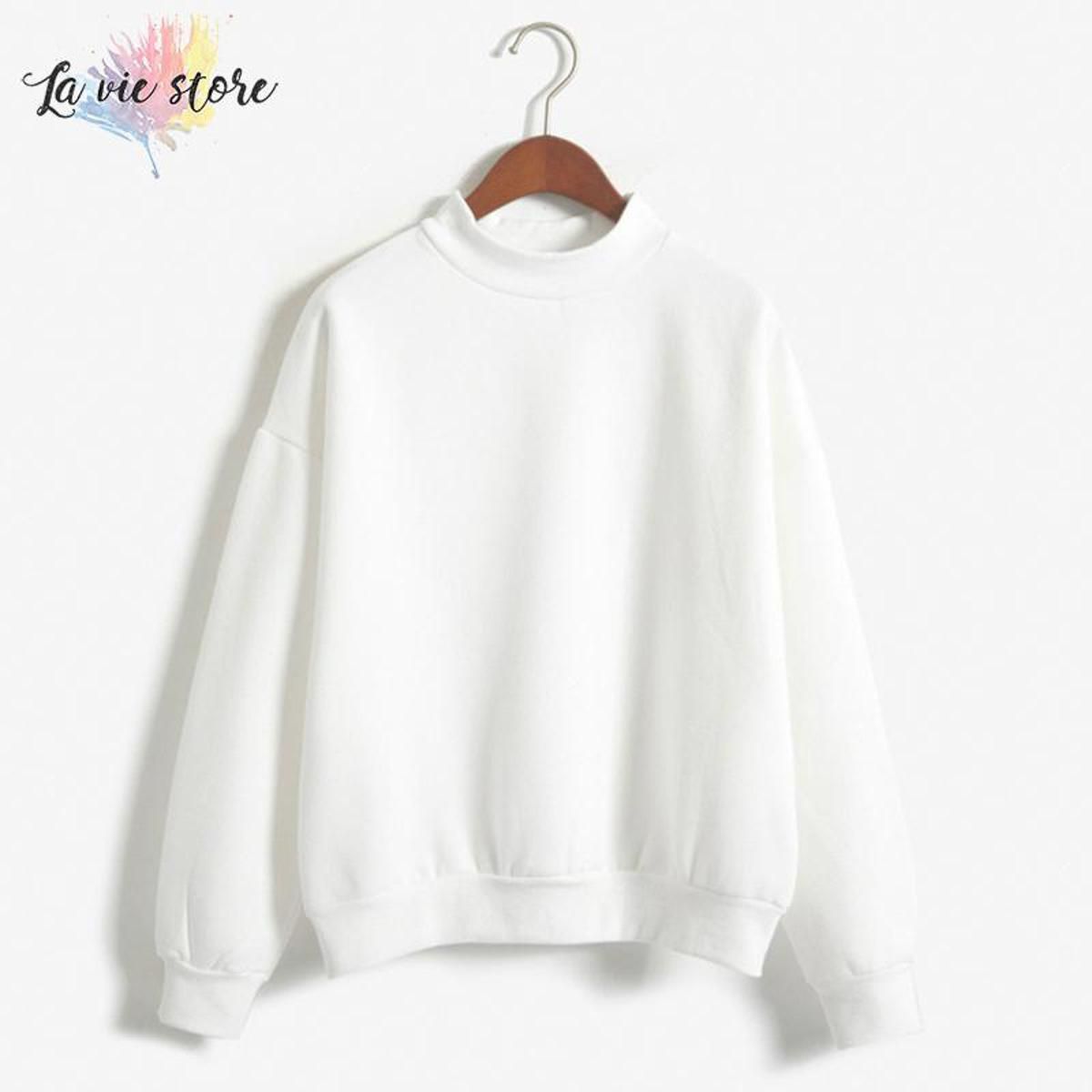 Women Spring Sweater Round Neck Pullover Long Sleeves Minimalist Thick Female Tops