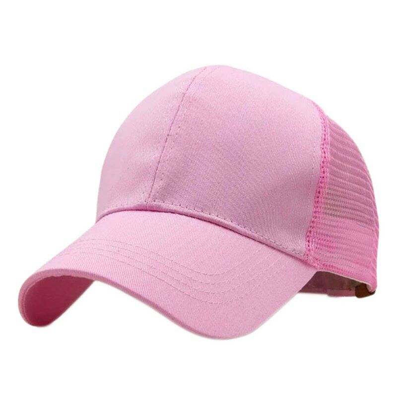 Glitter Ponytail Baseball Women Snapback Hat Mesh Caps Bun Summer Hat Female Hip Hop Hats Casquette
