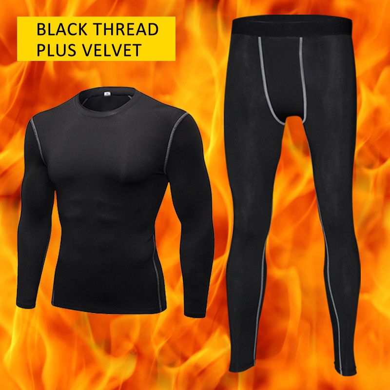 New Underwear Top and Pants Suit For Men Male Thermo Clothes Long Johns Sets Thermal Tights Winter Long Compression Underwear Quick Dry