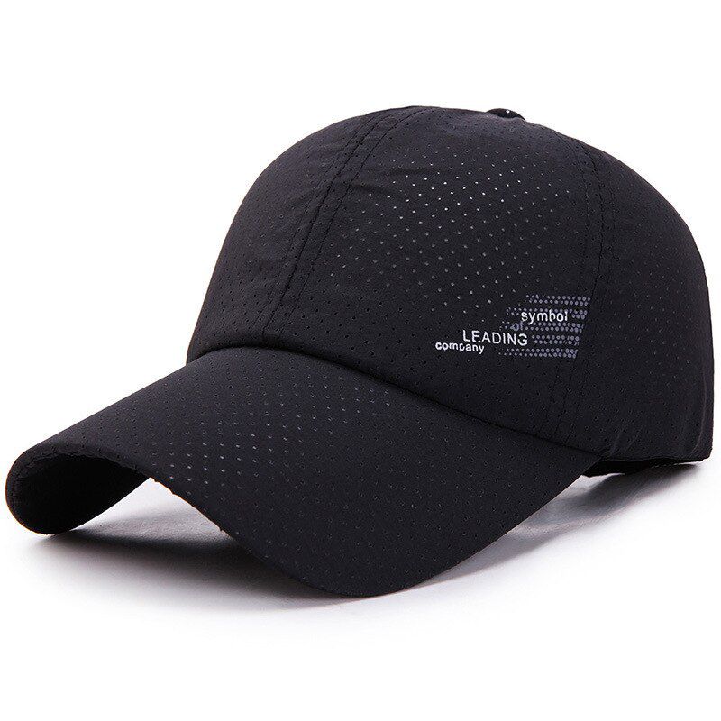 Men Summer Baseball Cap Quick Drying Hats Unisex Breathable Pure Color Snapback Hat bone baseball hat