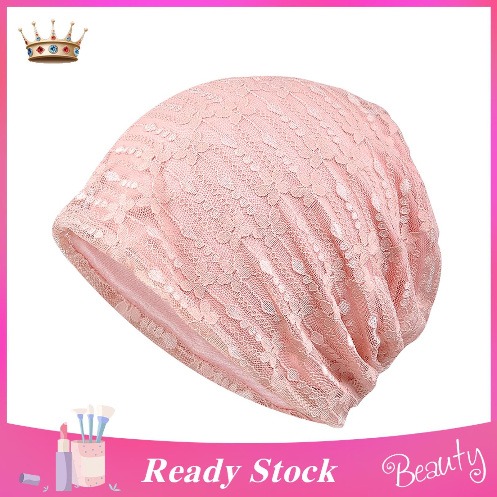 Pullover Bandana Anti-deformed High Elasticity Lace Turban