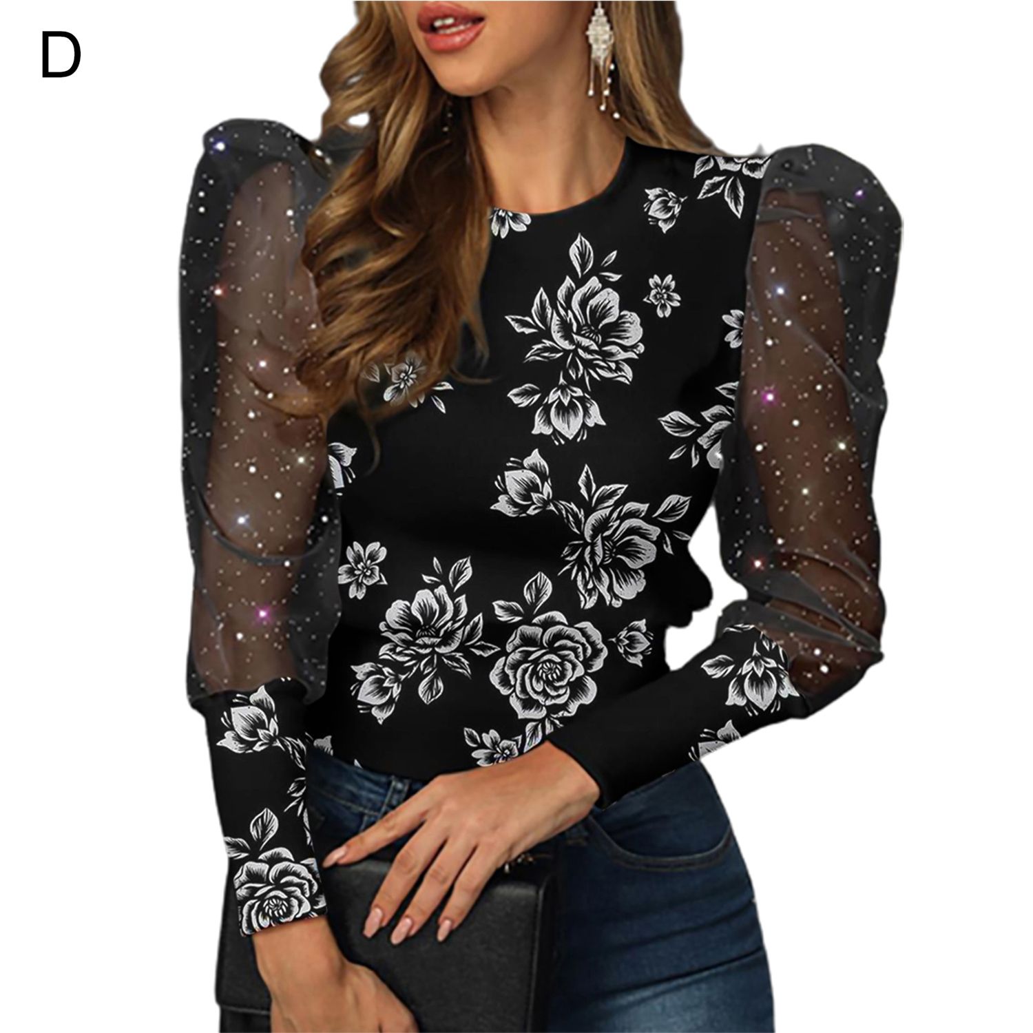 Woman Shirt Close-fitting Ladies Slim Stwear Pullover Shirt